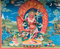 Vajrasattva Thangka — Hand-Painted Tibetan Buddhist Art | Authentic Nepal